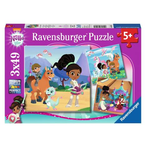 Nella The Princess Knight 3 x 49pc Jigsaw Puzzles £6.99